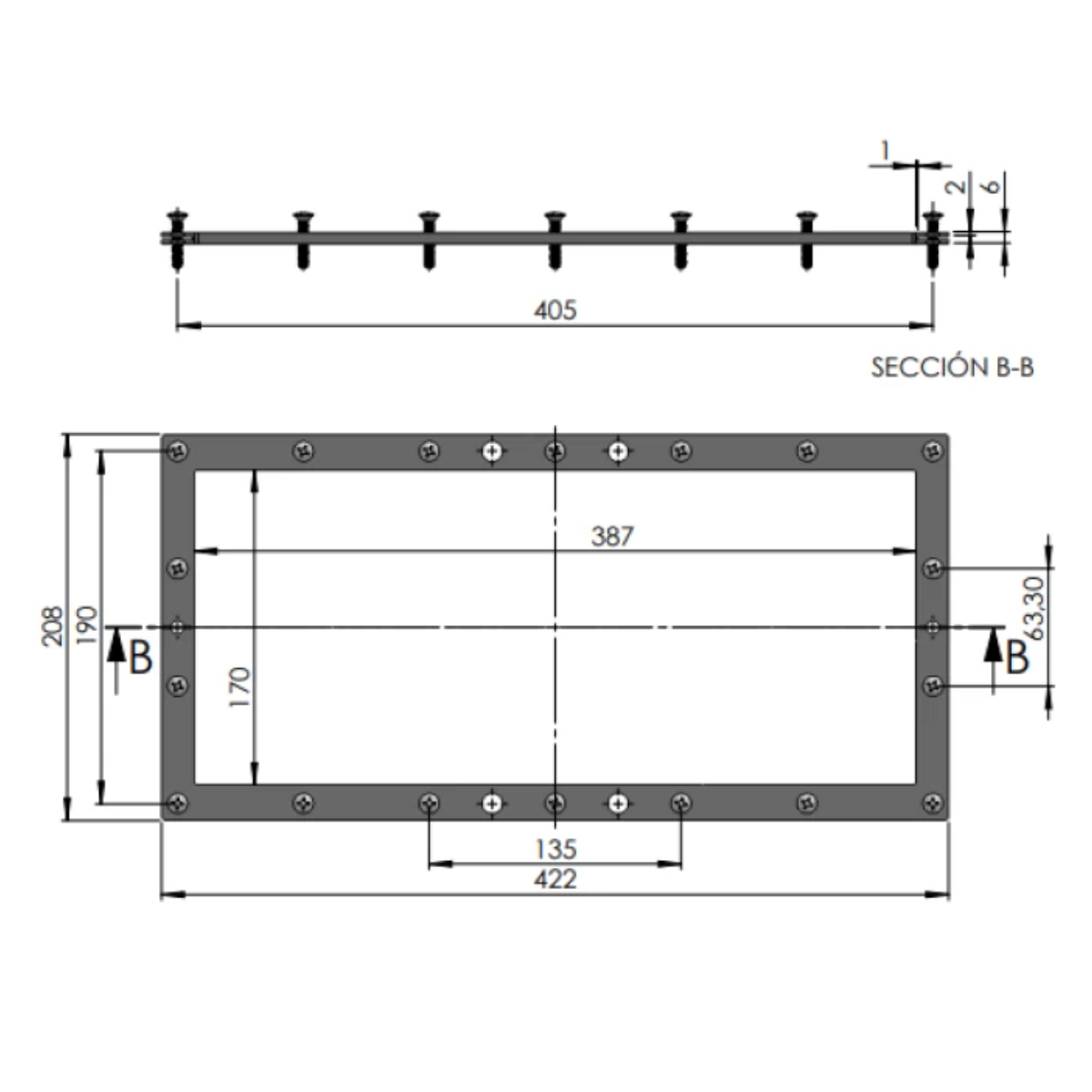 14516-0500 dimensioni