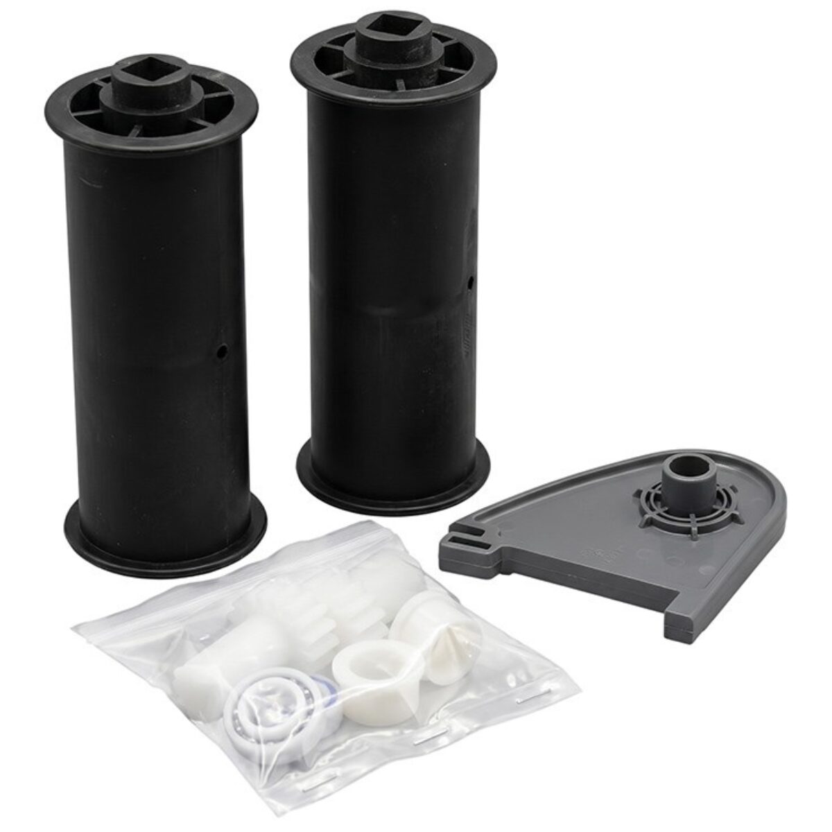 Kit composto di supporto, cuscinetti, rulli spazzola e ponticello ricambio per robot piscina RA 6300 iQ, RA 6500 iQ, RA 6700 iQ e RA 6900 iQ Zodiac