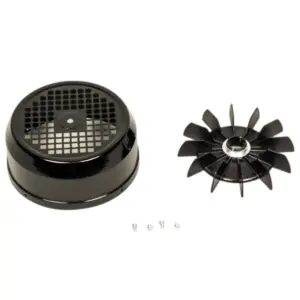 Kit composto da ventola e coperchio ventola ricambio per pompe piscina Big Discovery e Discovery Astralpool, per pompe da 2 a 3 Hp.