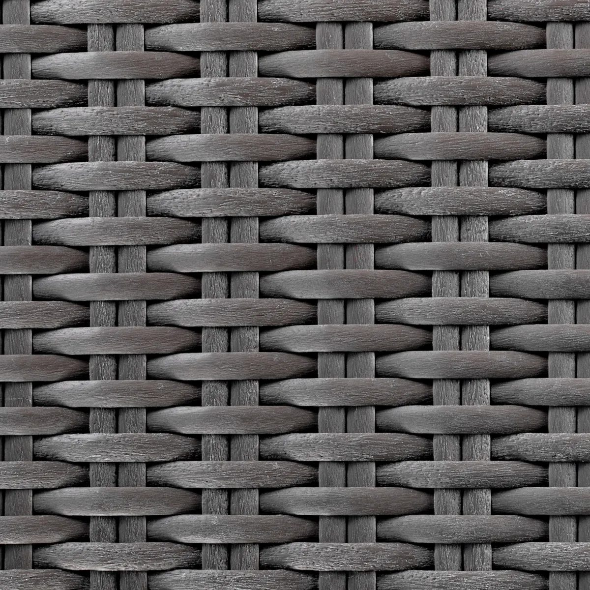 Pannello Dolcevita fibra sintentica colore grey Particolare della pannellatura dolcevita. Lafibra sintetica intrecciata a mano di colore Graye.