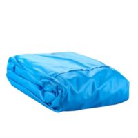 Telo ricambio per Piscina Laghetto Classic e POP. Il telo, ben ripiegato, è di colore Laghetto Blue, un azzurro tipico di questo marchio. Il telo è come si presenta prima di essere istallato, appena tolto dall'imballaggio.