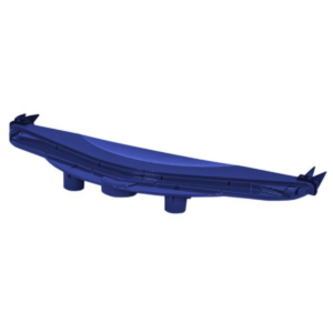 Carter con respingenti blu per robot Dolphin