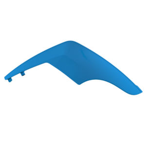 Copertura laterale azzurra destra per carenatura per robot Dolphin