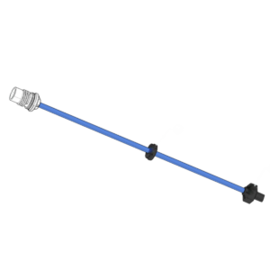 Spezzone cavo con gommino assemblato con connessione dynamic per robot Dolphin