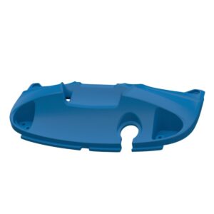 Coperchio passacavo celeste per robot Dolphin