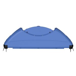 Carter laterale celeste con respingente per robot Dolphin