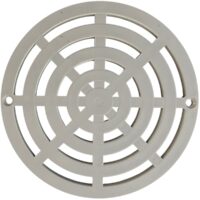 Griglia piatta, vista da sopra, ricambio per scarico di fondo Pool’s