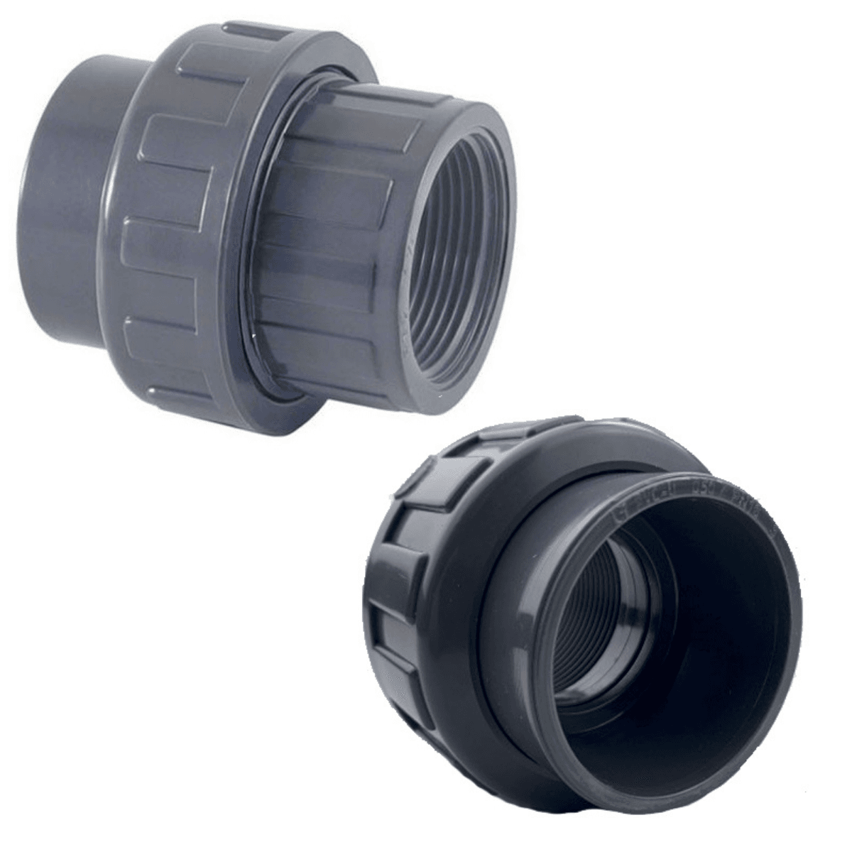 Due bocchettoni esterno per filtro a sabbia diametro 63 mm e 2 pollici collegamento valvola selettrice ricambio per filtro a sabbia Pool's