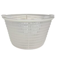 Vista laterale del cestello ricambio per skimmer sfioratore, bocca larga e bocca piccola Pool's