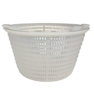 Vista laterale del cestello ricambio per skimmer sfioratore, bocca larga e bocca piccola Pool's