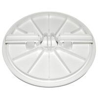 Coperchio visto da sotto ricambio per skimmer bocca larga e bocca stretta, portata 17,5 litri Astralpool