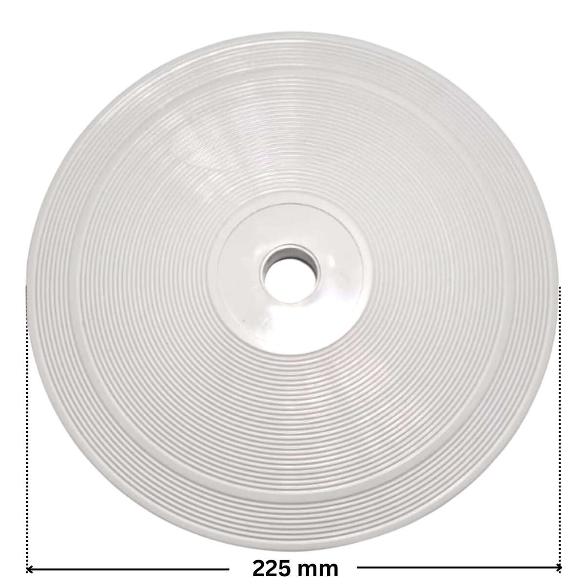 Coperchio ricambio per skimmer Elegance A400 e Classic Weltico con quote dimensionali: diametro esterno 225 mm
