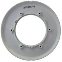 Vista posteriore del copriflangia ricambio per faro subacqueo Aqua