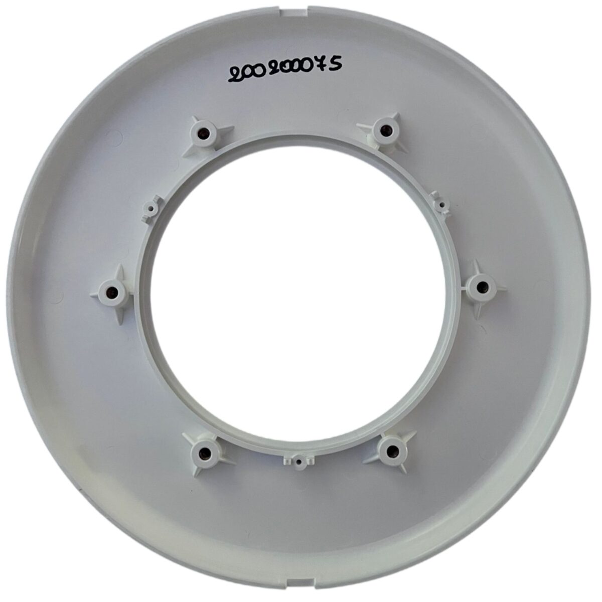 Vista posteriore del copriflangia ricambio per faro subacqueo Aqua