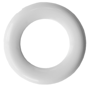 Vista frontale del copriflangia ricambio per faro subacqueo Elegance post 2007 Weltico