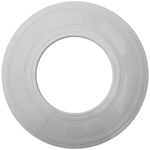 Vista frontale del copriflangia ricambio per faro subacqueo Ex 300 watt e LED diametro 270 mm Pool's