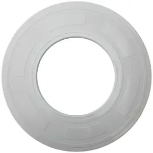 Vista frontale del copriflangia ricambio per faro subacqueo Ex 300 watt e LED diametro 270 mm Pool's