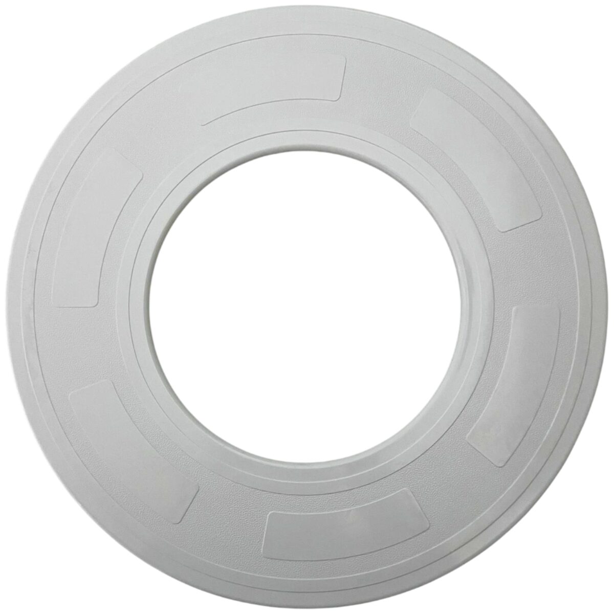 Vista frontale del copriflangia ricambio per faro subacqueo Ex 300 watt e LED diametro 270 mm Pool's