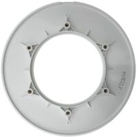 Vista posteriore del copriflangia ricambio per faro subacqueo Ex 300 watt e LED diametro 270 mm Pool's