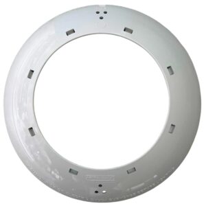 Vista frontale del copriflangia ricambio per faro subacqueo Extra piatto Astralpool