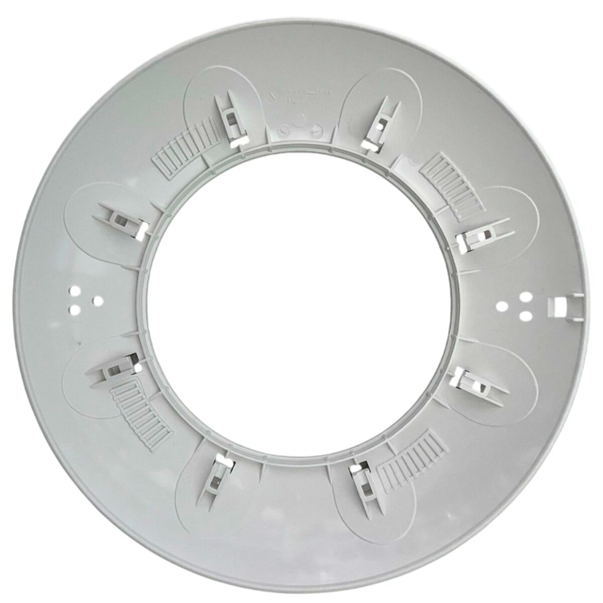 Vista posteriore del copriflangia ricambio per faro subacqueo Extra piatto Astralpool