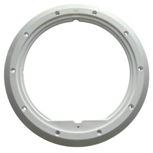 Vista frontale della flangia ricambio per faro subacqueo 300 watt PAR56 Hayward