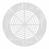 Griglia piatta, ricambio per scarico di fondo diametro Aquareva