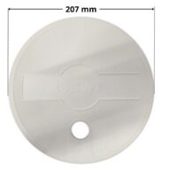 Coperchio per skimmer classic Aquareva con quote dimensionali: diametro 207mm.