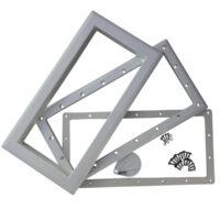 Kit composto da copriflangia, flangia, guarnizioni e viti ricambio per skimmer Classic Aqua