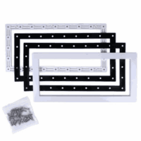 Kit composto da copriflangia flangia guarnizioni e viti ricambio per skimmer Classic Aquareva