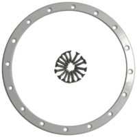 Kit composto da flangia e viti ricambio per faro subacqueo Standard Astralpool