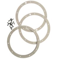 Kit composto da flangia guarnizioni e viti ricambio per faro subacqueo Elegance Weltico