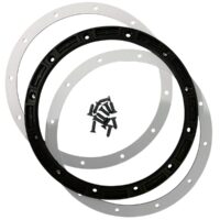 Kit composto da flangia guarnizioni e viti ricambio per faro subacqueo EX 300 watt PAR56 Aqua