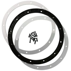 Kit composto da flangia guarnizioni e viti ricambio per faro subacqueo EX 300 watt PAR56 Aqua