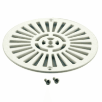 Griglia piatta e viti fissaggio, ricambio per scarico di fondo da due pollici Astralpool