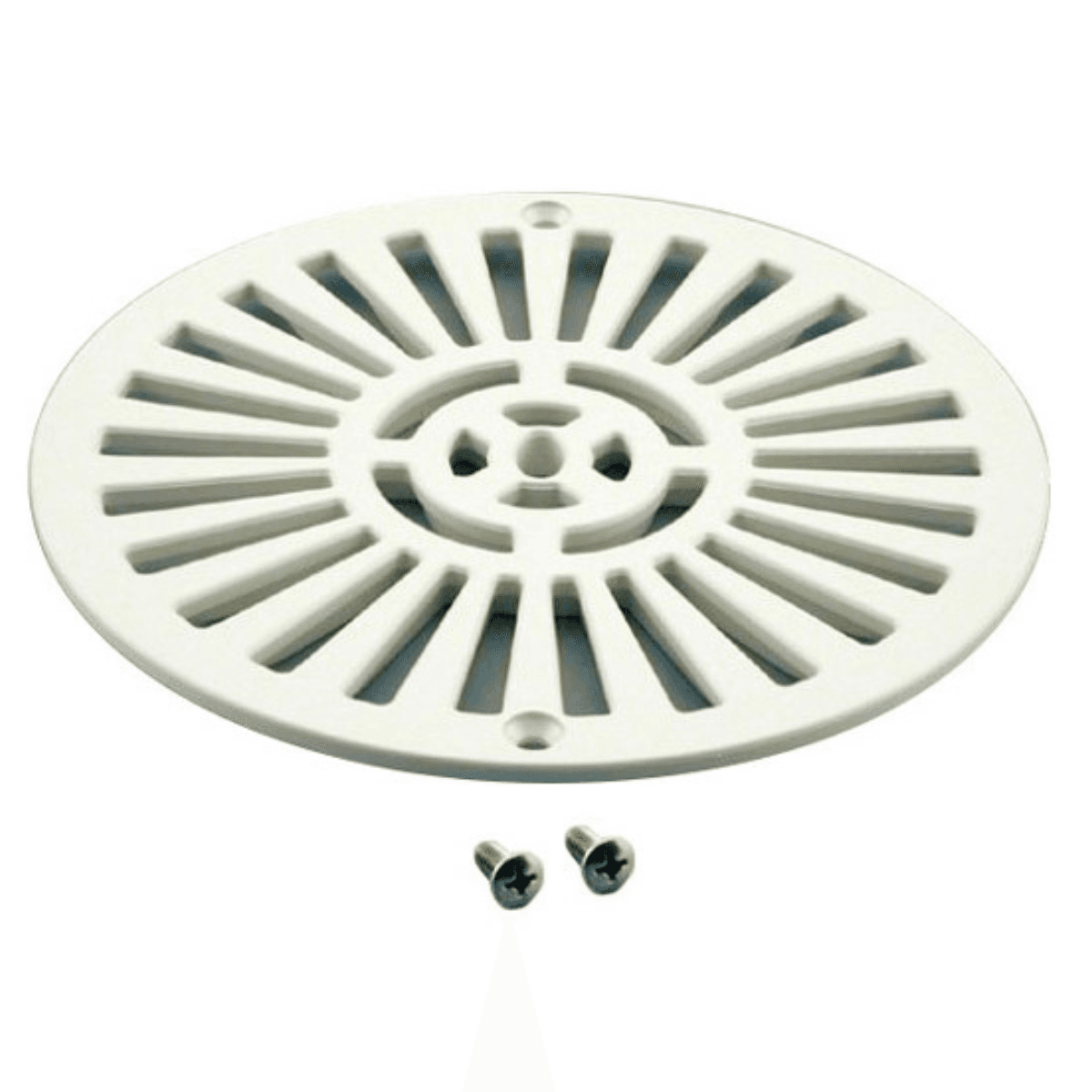 Griglia piatta e viti fissaggio, ricambio per scarico di fondo da due pollici Astralpool