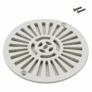 Griglia piatta e viti fissaggio, ricambio per scarico di fondo diametro 210 mm Astralpool