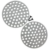 Kit composto da 2 griglie viti di fissaggio ricambio per bocchetta di mandata regolabile a pavimento Astralpool