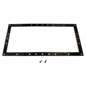 Kit composto da guarnizione e viti ricambio per skimmer bocca larga, portata 15 e 17,5 litri Astralpool