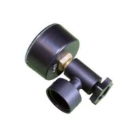 Manometro assemblato visto lateralmente con attacco posteriore e sfiato ricambio per filtro a sabbia Aster Astralpool