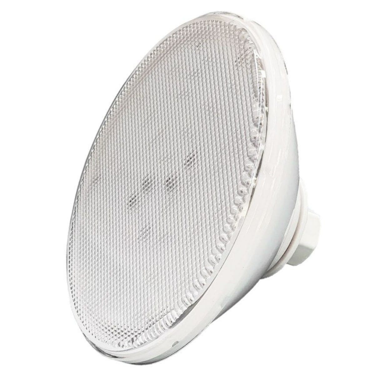 Vista frontale della lampada LED colore bianco PAR56 ricambio compatibile per faro PAR56