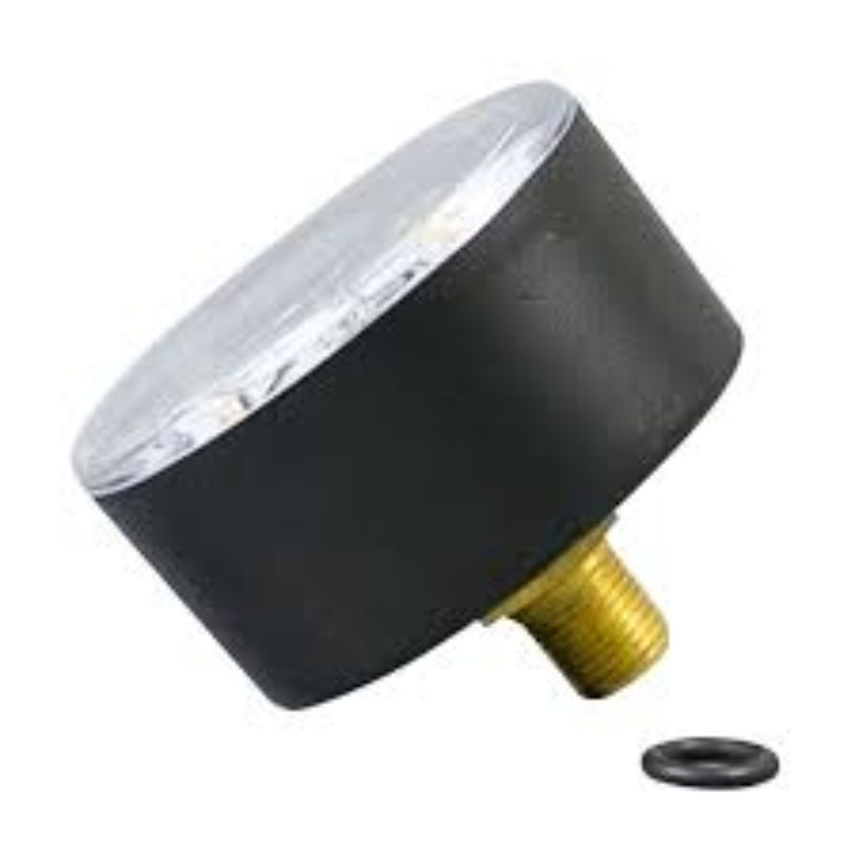 Vista laterale del manometro con attacco posteriore e o-ring ricambio per filtro a sabbia aster Berlin Cantabric e Vesuvio Astralpool