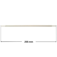 Perno ricambio per skimmer bocca larga e bocca piccola Pool's con quote dimensionali: lunghezza totale 255 mm.