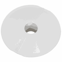 Piatto aspirazione visto da sopra ricambio per skimmer bocca larga e bocca stretta, portata 17,5 litri Astralpool