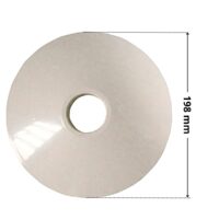 Piatto aspirazione ricambio smontato per skimmer Elegance A400 Weltico con quote dimensionali: diametro massimo 198 mm.