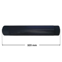 Tronchetto per fungo diffusore tubazione interna ricambio per filtro a sabbia portata 33 mc Pool's, con quote dimandionali; lunghezza esterna 320 mm.