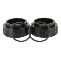 Bocchettone ricambio per pompa piscina Koral Kripsol con manicotto di collegamento con diametro interno 50 mm.