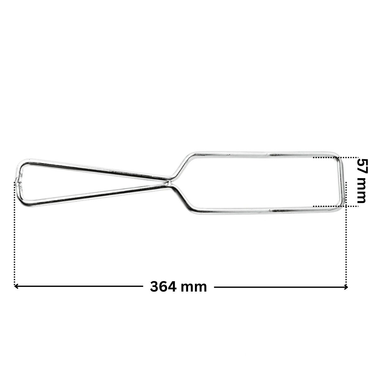 Chiave coperchio ricambio per pompe piscina Sta-Rite 5P2R e La Sta-Rite Pentair con quote dimensionali: lunghezza totale esterna 364 mm e larghezza interna 57 mm.