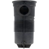 Vista frontale del corpo prefiltro ricambio per pompa piscina Challenger Pentair