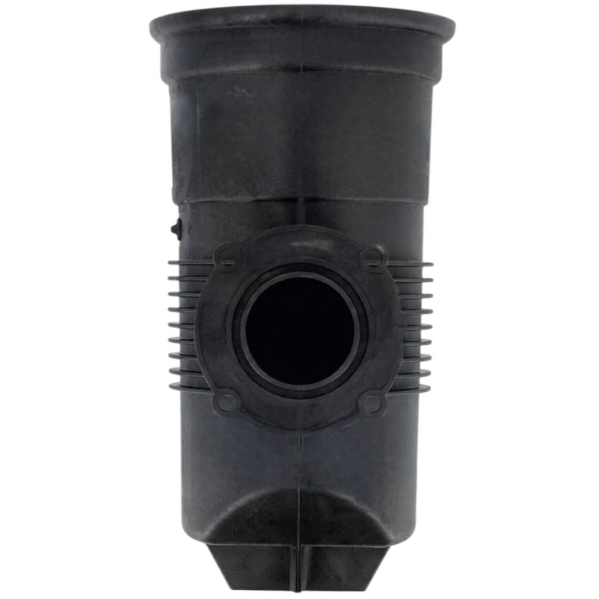 Vista posteriore del corpo prefiltro ricambio per pompa piscina Challenger Pentair